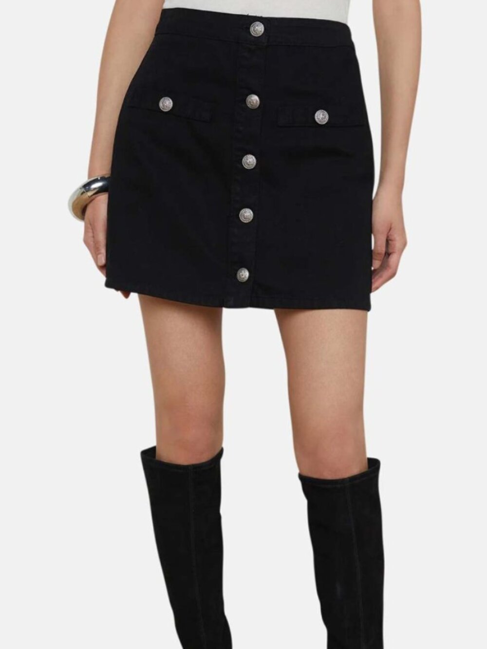L’Agence Kris Demin Jean Skirt